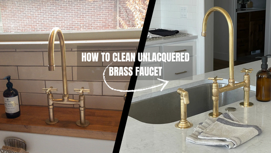 Best way to clean Unlacquered brass faucets