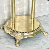 Freestanding tub filler with support