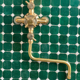 Shower thermostatic valve with tub faucet
