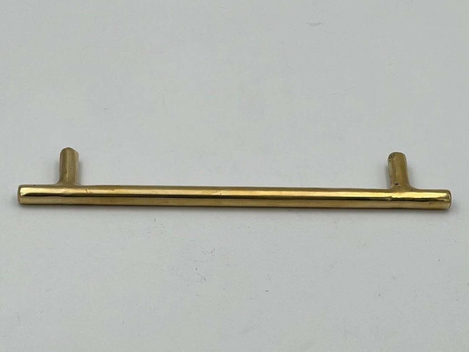 Unlacquered brass cabinet bar pulls oldenglow