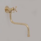 unlacquered brass kitchen faucet single hole