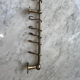 antique bronze pot rack