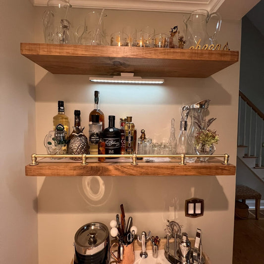 brass gallery rail