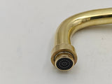 brass wall mounted faucet end spout