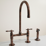 copper bridge faucet