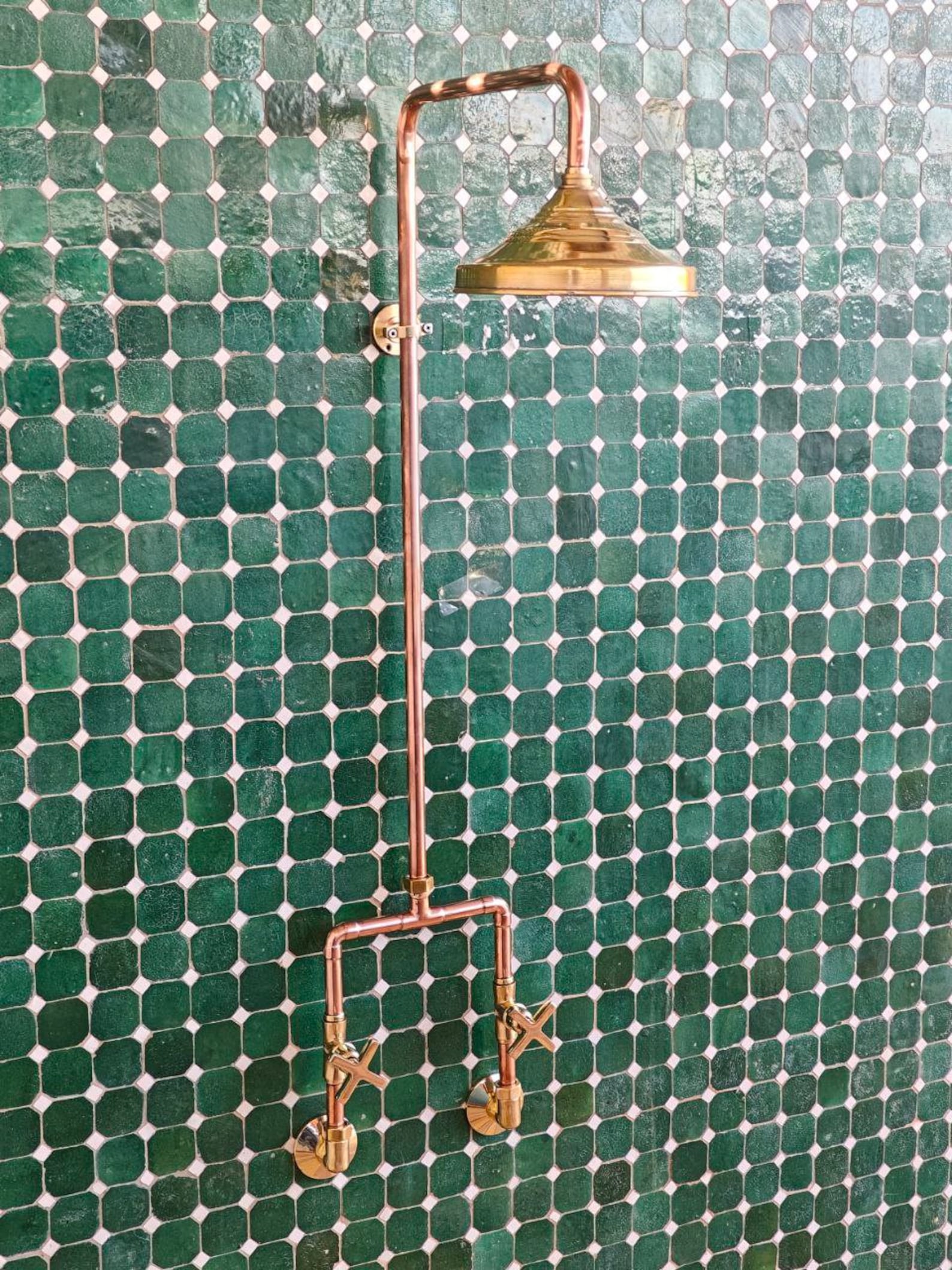 outdoor copper shower
