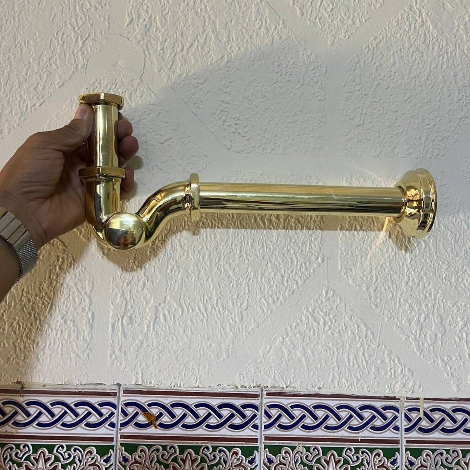 Unlacquered Brass S-Trap, Solid Brass Sink P-trap - Bathroom Hardwares