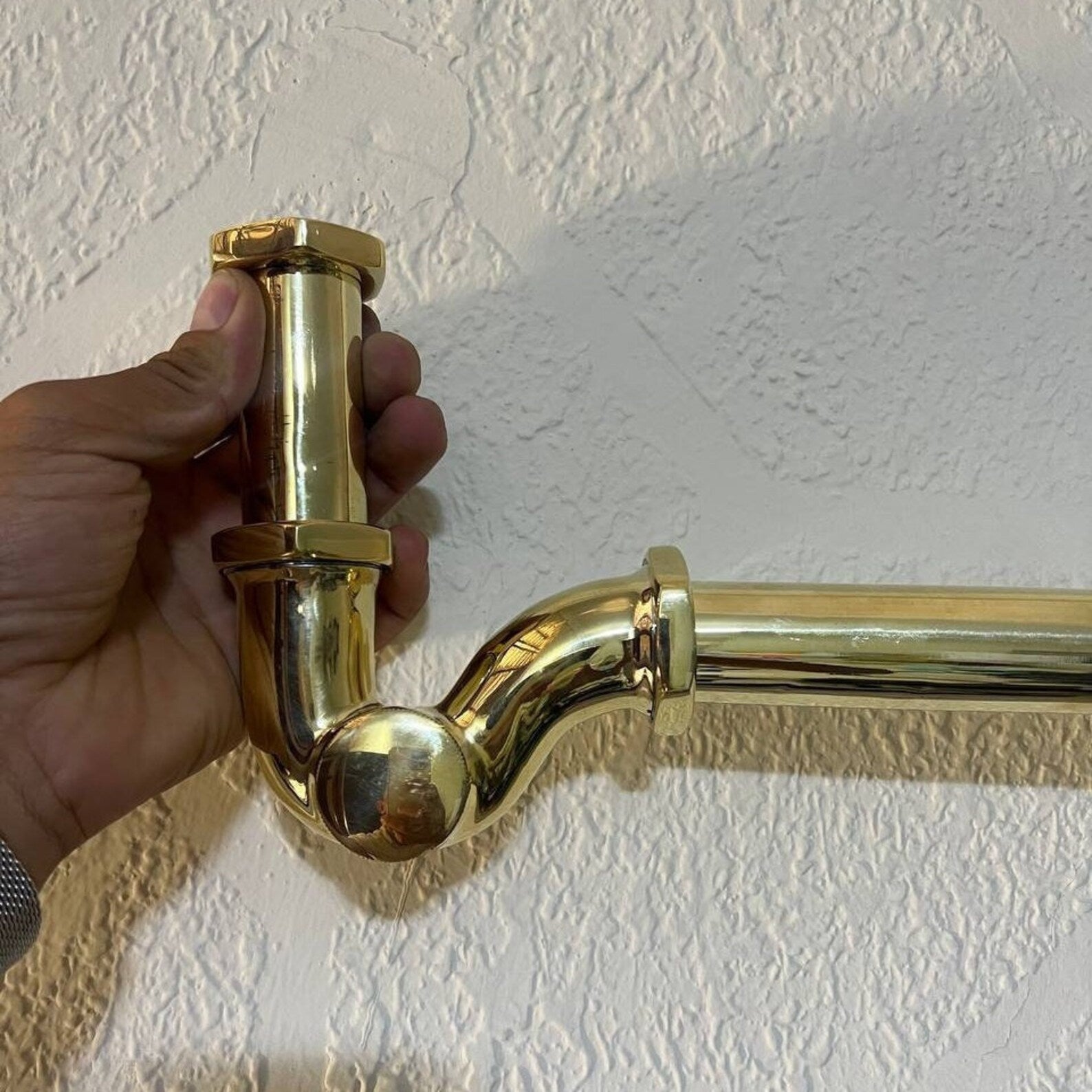 Unlacquered Brass S-Trap, Solid Brass Sink P-trap - Bathroom Hardwares