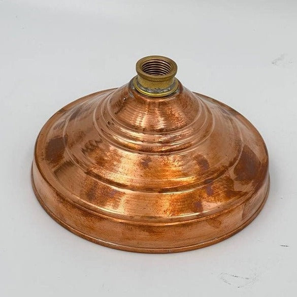 Unlacquered Solid Copper Rain ShowerHead, Round Shower Head