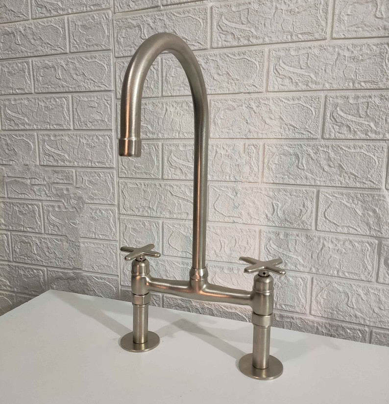 oldenglow matte nickel kitchen faucet