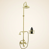 solid brass shower set tub faucet and shower hand