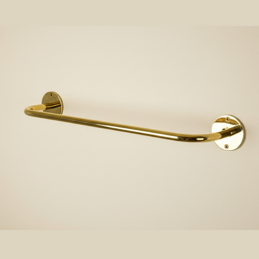 Unlacquered Brass Towel Bar