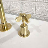 three holes vanity faucet Handle Butterfly