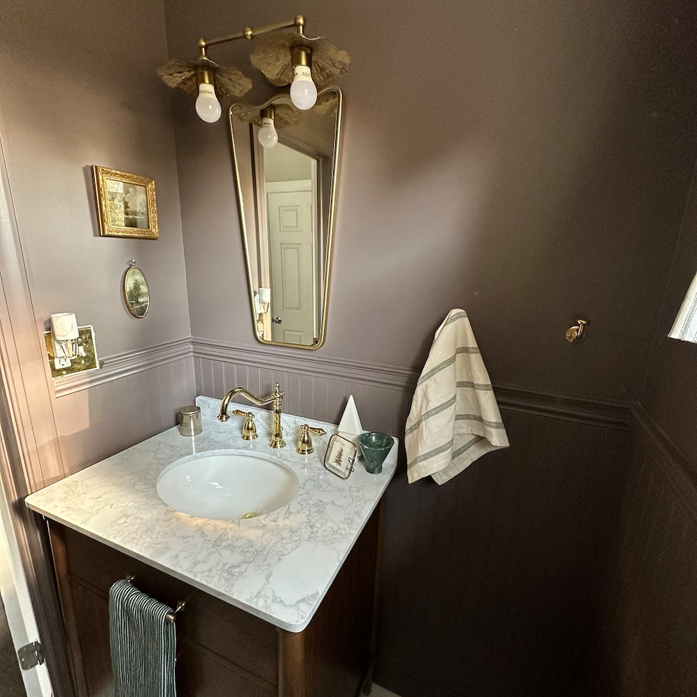 unlacquered brass bathroom hooks