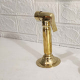 Unlacquered brass kitchen side sprayer