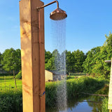 solid copper shower head 8 inches