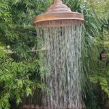 solid copper shower head 8"