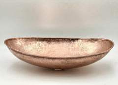 Copper Vessel Sink - Hammered Copper Bathroom Vanity Sink