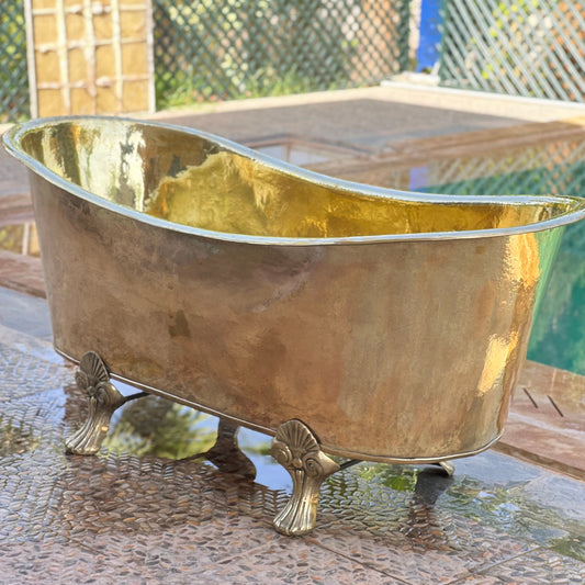 Antique Brass Bathtub