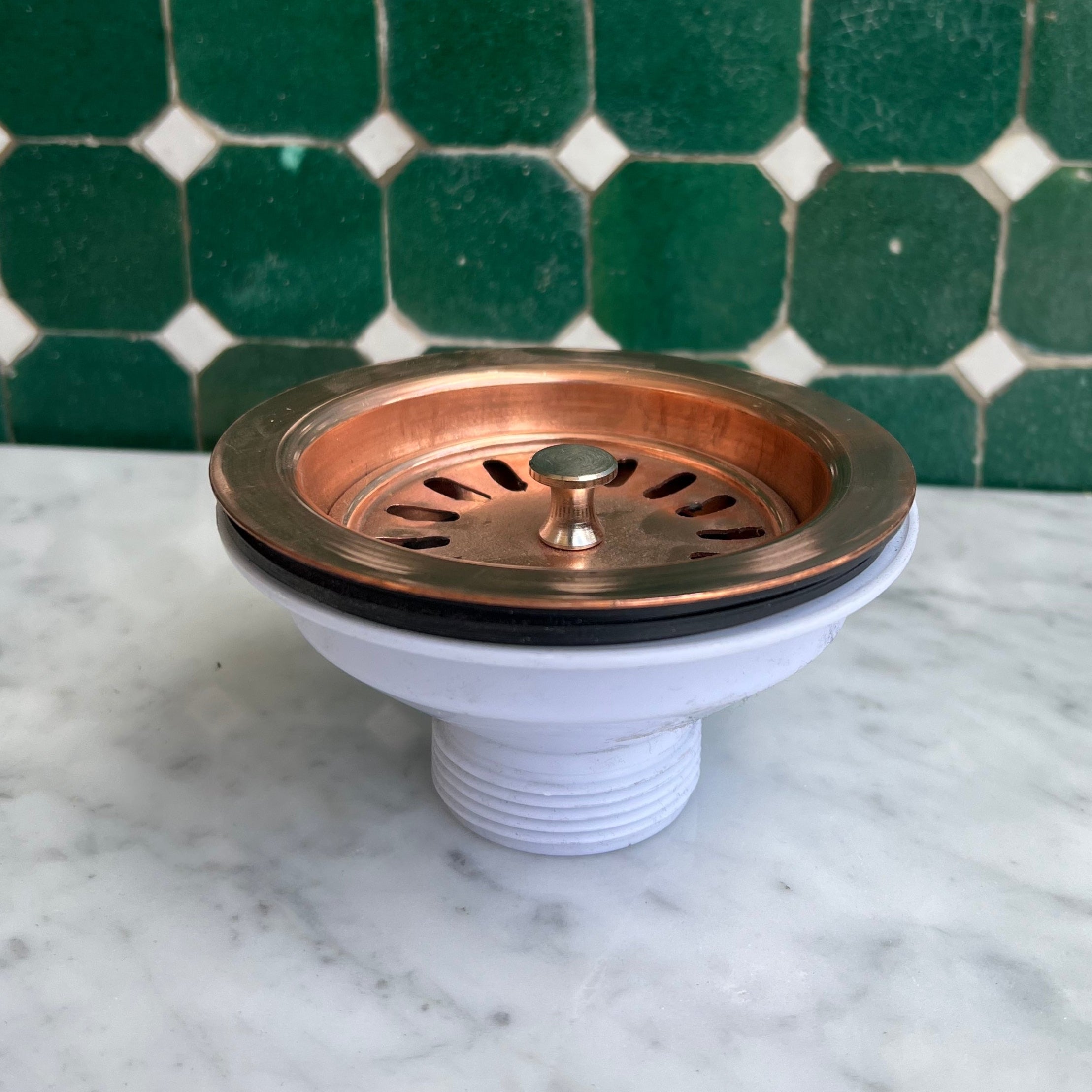 copper sink drain cover 3.5"