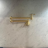 Unlacquered Brass Pot Filler Faucet