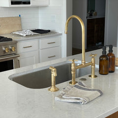 Unlacquered Brass Faucet Kitchen