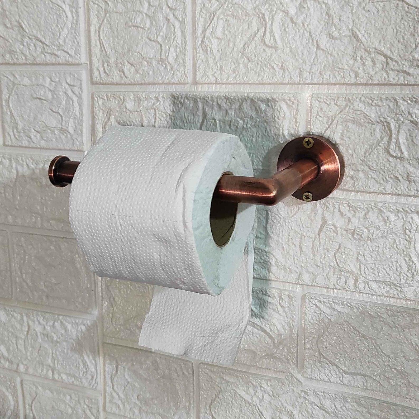 Antique brass Toilet Paper holder - Wall Mount Toilet paper holder rod –  OldenGlow