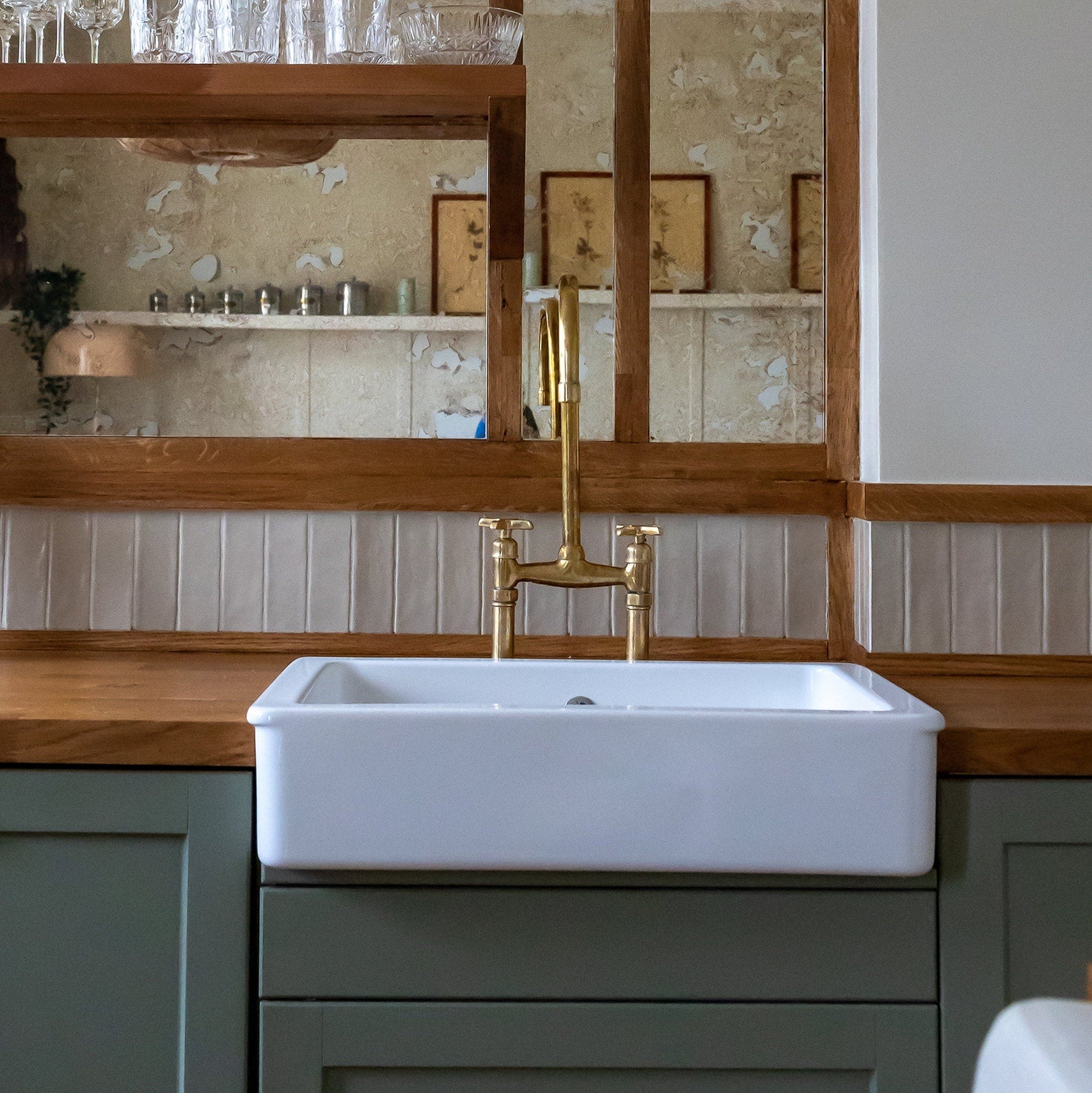 Unlacquered Brass Kitchen Faucets | Vintage Style Kitchen Faucets ...
