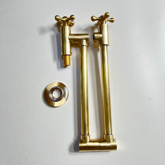 Unlacquered Brass Pot Filler