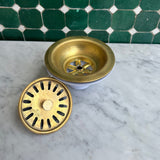 Unlacquered Brass Sink Drain