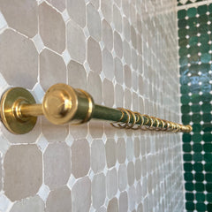 Unlacquered Brass Curtain Rod - Curtain Rods Brass and Rings