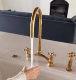 Unlacquered Solid Brass Sink faucet