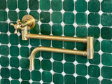 Unlacquered Brass Pot Filler