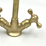 Unlacquered Brass Gooseneck Faucet