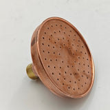 Raw Copper Shower Head 4 inches