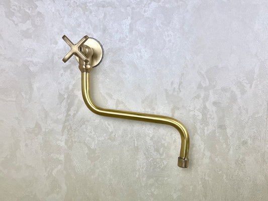 Unlacquered Brass Pot Filler