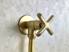 Unlacquered Brass Pot Filler