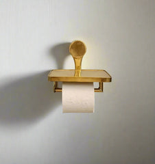 Unlacquered Brass Toilet Paper Holder