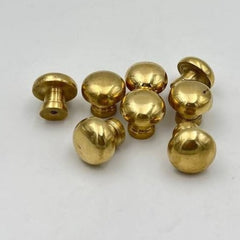 Handmade Solid Brass Cabinet Handles - Round cabinet handles - Brass Knobs