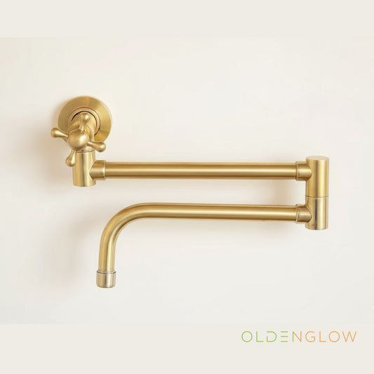 Unlacquered Brass Pot Filler