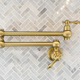 Unlacquered Brass Pot Filler