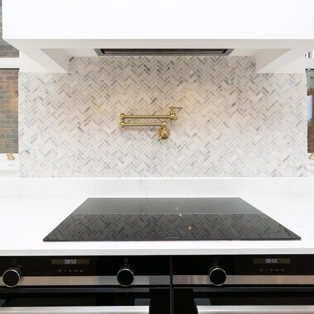 Unlacquered Brass Stove Kitchen Faucet