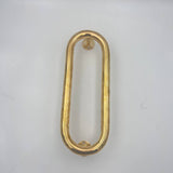  Solid Brass Extended Oval Pull Handle