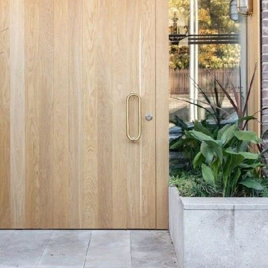 solid brass exterior door handle