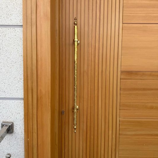 solid brass handle for front door