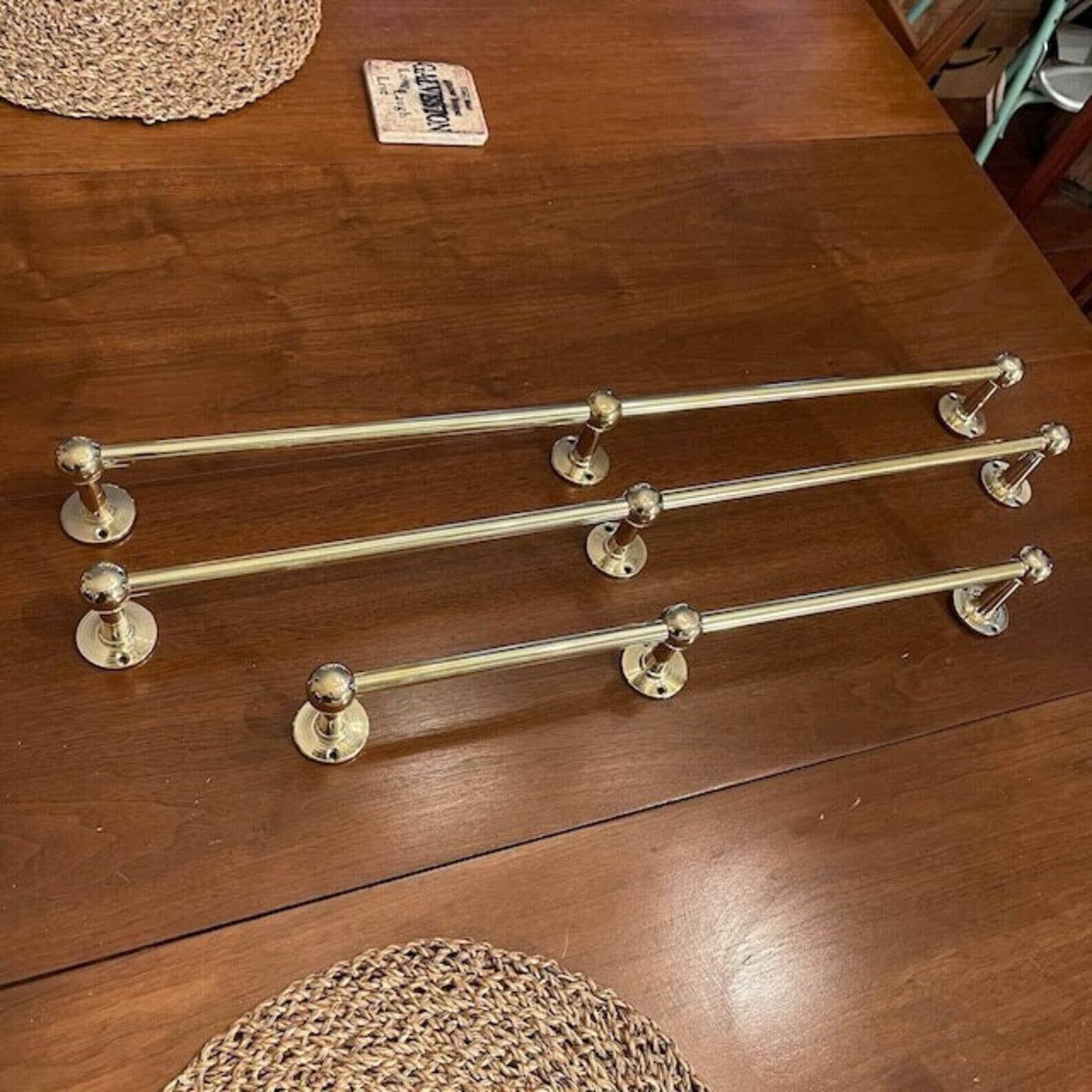 unlacquered brass rail for picture at oldenglow.com