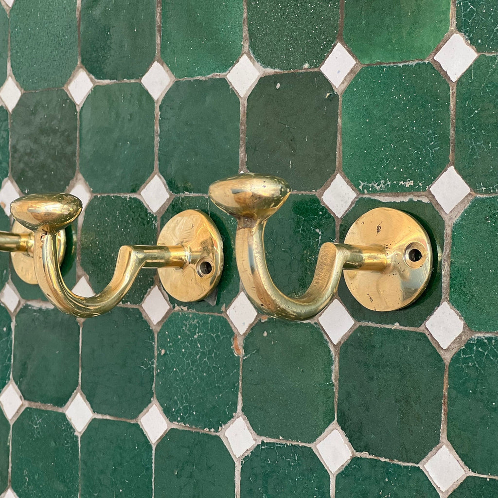 Unlacquered Brass Hooks, Solid Brass S Hook